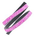 5mm Reconstituted leather lace sand effect -Fuschia x30cm