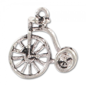 Velocipede harm 18mm Old Silver tone x1 - Perles & Co