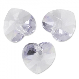 PureCrystal 6228 Heart 14,4x14mm Smoky Mauve