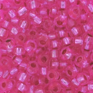 Preciosa 9/0 2.5 mm Seed Beads - Rose Silver Lined x20g