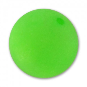 16mm Polaris round bead - Neon Green x1