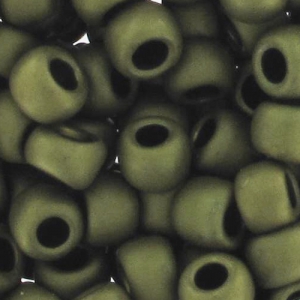 Toho seed beads 8/0 TO8R617 - Mat Dark Olive x8g
