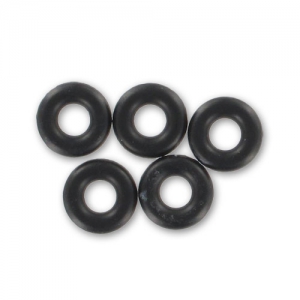 Oval bead 7mm Black x20