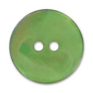 Mother-of-Pearl Button 18mm Green x1