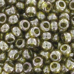 Toho Seed beads 15/0 TO15R457 - Gold Lustered Green Tea x8g