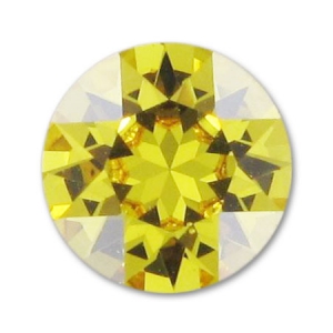 PureCrystal 1088 Round Stone 6mm Light Topaz x1