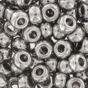 Miyuki Seed beads 8/0 194 - Palladium Plated x5g