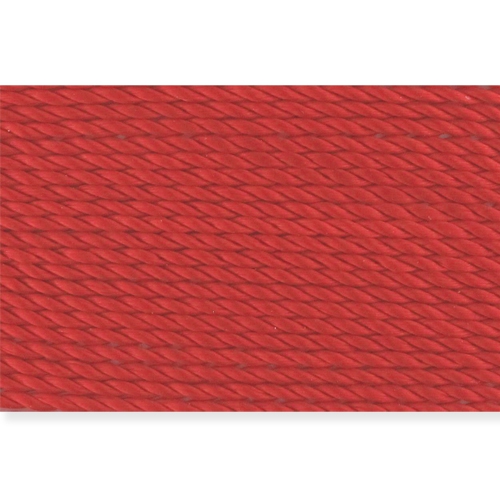 Nylon Power Bead Cord 1.02mm Red x2 m Perles & Co