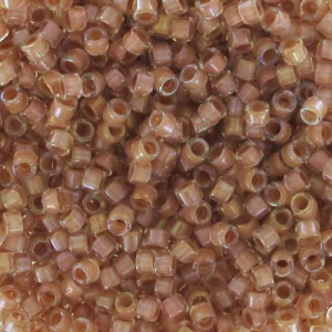 Miyuki Delica 11/0 DB0069 - Blush Lined Crystal AB