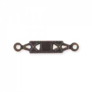 spacer rectangle18mm natural brass x1