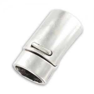 Magnetic clasp for Regaliz leather Antique Silver Plating x1