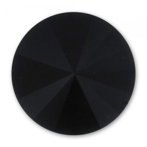 PureCrystal 1122 Rivoli Round Stone 14mm Jet