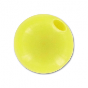 Polaris round bead Opaque  8mm Yellow x1