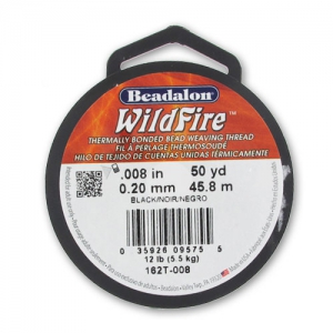 WildFire Nylon thread 0.20mm Black x45.8m
