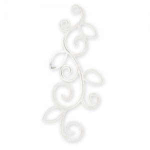 Light weight spacers 40x16mm Silver tone x10