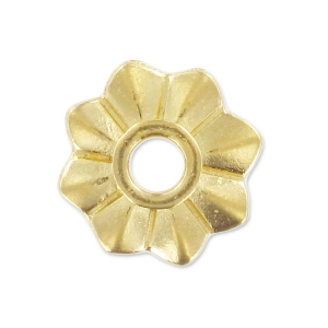 Flower to rivet  10 mm Golden