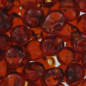 Miyuki Fringe beads 3.4mm DP134 - Transparent Dark Topaz x8g