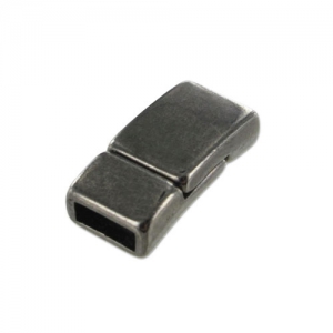 Magnetis clasps 17x8 mm for 6mm black nickel x1