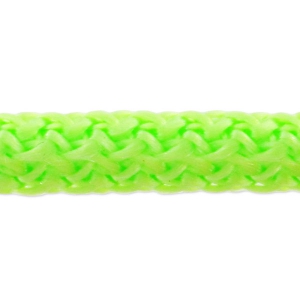Braided cord  5mm Vert Fluo x1m