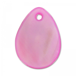 Mother-of-Pearl drop Sequins 20mm pink x10