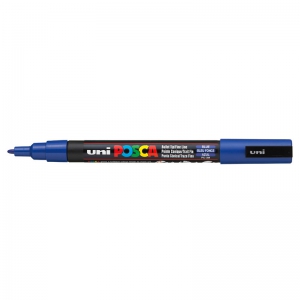 Marker Posca bullet tip fine 1.3 mm dark blue