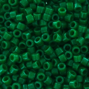 Miyuki Delica 11/0 DB0656 - Dyed Opaque Green x8g