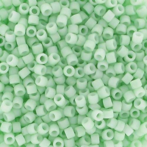 Miyuki Delica 11/0 DB1516-1 - Opaque Matte Light Mint x8g
