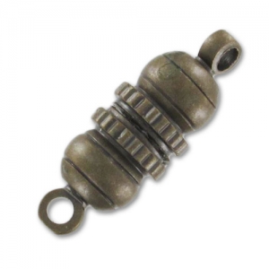 Magnetic clasp 16x6mm Bronze tone x1