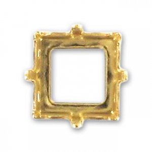 Cabochon setting PureCrystal 4447 10mm Gold tone