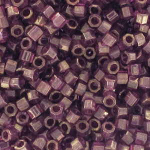 Miyuki Delica 11/0 Hex Cut DBC0108 - Cinnamon Gold Luster