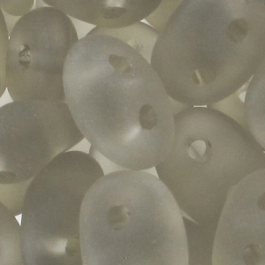 SuperDuo 2.5x5mm Black Diamond Mat x10g