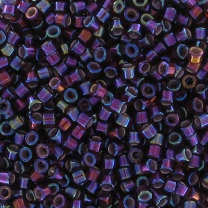 Miyuki Delica 11/0 DB1694 - Silver Lined Glazed Dark Cranberry AB