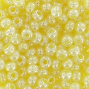 Preciosa Seed beads 9/0 2.5 mm - Jonquil pearly x20g