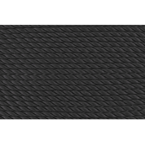 Nylon Power Bead Cord 0.6mm Black x2m Perles & Co