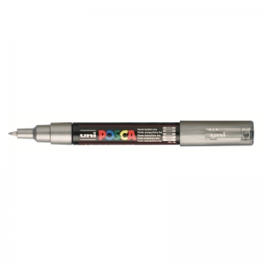 Marker Posca extra fine type 1 mm silver