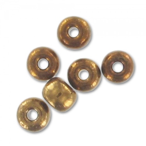 Preciosa Seed Beads 6/0 4 mm - Copper Bronze x 20 g