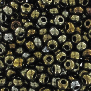 Preciosa 9/0 2.5 mm Seed Beads - Brown Iris x20 g