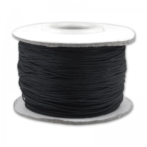 Braided nylon thread 0.5mm blackx150m