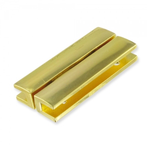 Magnetic clasp 40x18mm Gold tone x1