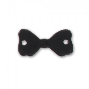 knot spacer 2 holes 24mm Jet x1