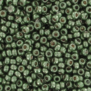 Miyuki Seed beads Duracoat 15/0 4215 - Galvanized Sea Green x8g