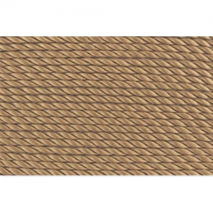 Nylon Power Bead Cord 0.6mm Beige x2m