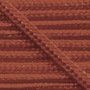 Braided nylon thread round 2mm Brown x2.9m