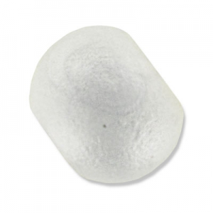 Ceramics bead  8mm Mat Silver