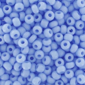Preciosa Seed Beads 11/0 2 mm - Opaque Pastel Blue x 20 g