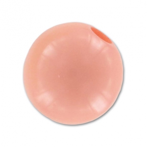 Polaris round bead Opaque  8mm Light Peach x1