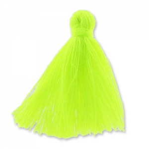 Cotton tassel  27-30 mm yellow Fluo x1