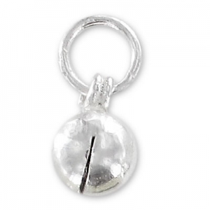 Sterling silver charm bell 5mm x1