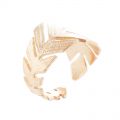 ring Leave golden rose x1