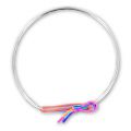 Thin bangle, 1.5 x 160 mm, with 2 closed links - 925 Sterling Silver x1